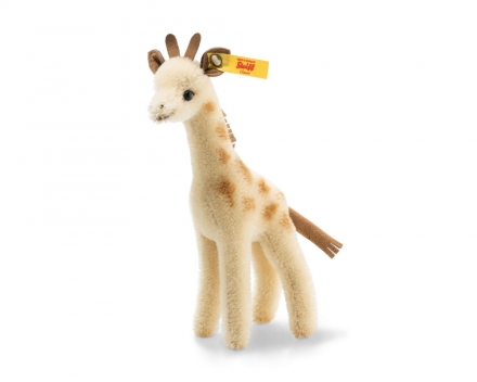 Steiff 026942 Wildlife Giftbox Giraffe Mohair brown - Collectors item