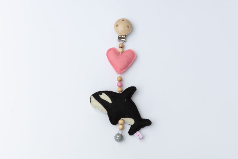Deine Sommerliebe Clip Orca pink