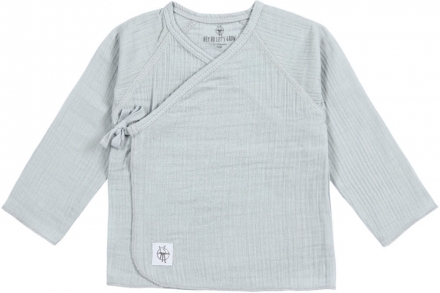 Lässig Muslin Kimono shirt GOTS powder blue
