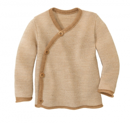 Disana Melange jacket caramel-natural size 86/92