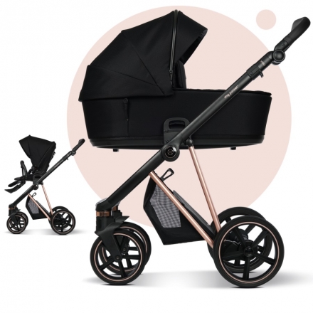 My Junior VIGO Satin Black Kombikinderwagen