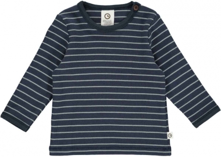 Müsli Baby Long Sleeve Shirt GOTS Night blue/Spa green