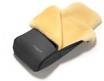 Hofbrucker Lambskin Footmuff Luxus Grey