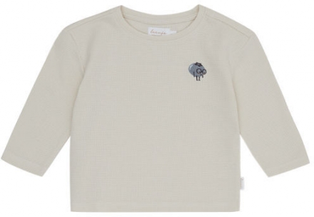 Leevje Longsleeve Blueberry aus Waffle Piqué