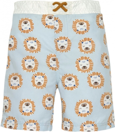 Lässig UV-Schutz 60 Badeshorts Lion Powder Blue 74/80