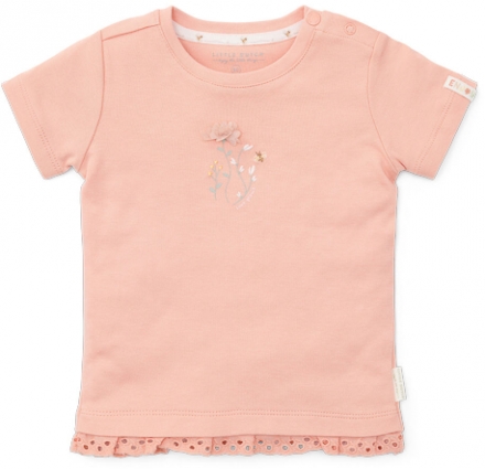 Little Dutch T-Shirt kurzarm, Flower Pink Gr.80