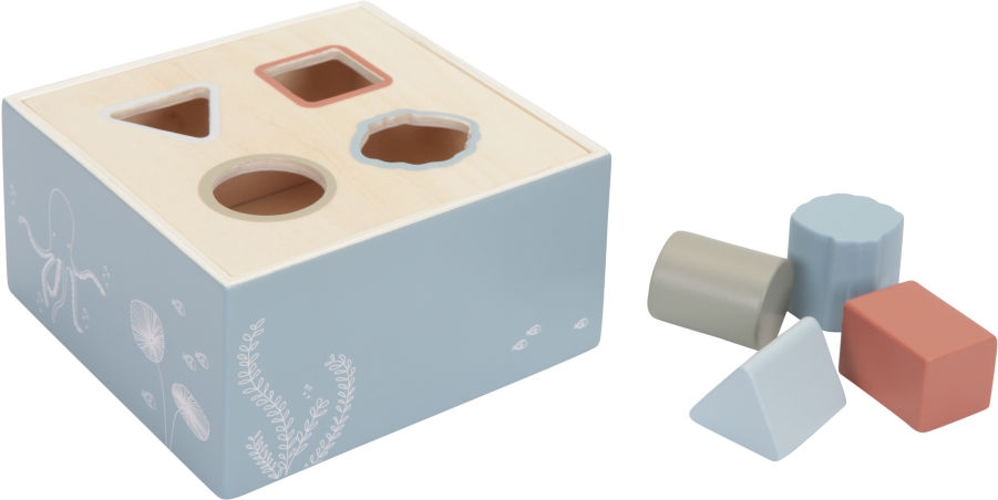 Little Dutch Wooden Shape Sorter Blue