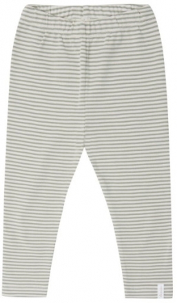 Leevje Jersey Leggings aus Bio-Baumwolle - green stripes 134/140