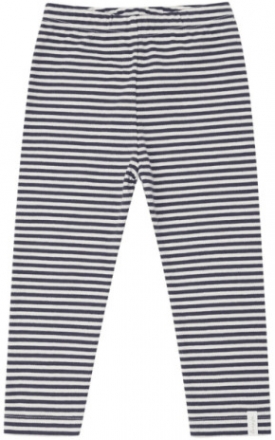 Leevje Jersey Leggings aus Bio-Baumwolle - navy stripes 134/140
