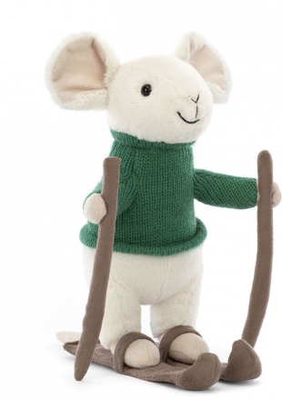 Jellycat Merry Mouse Skiing 19cm