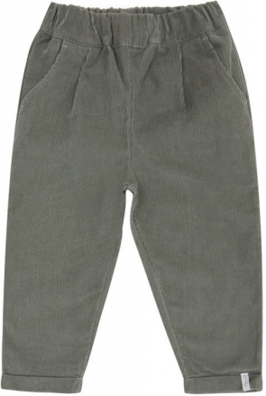 Leevje Cordhose loose fit - green