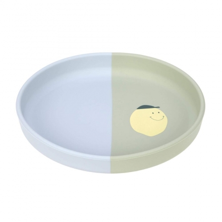 Lässig Plate Silicone Happy Fruits Lemon