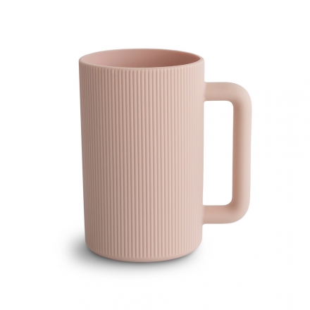Mushie Silikon Badebecher, Blush