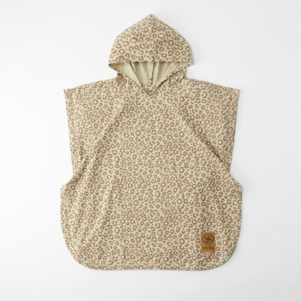 Cloby UV Poncho Leopard Brown 3-5