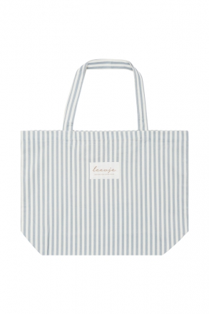 Leevje fabric bag Blue Stripes - large
