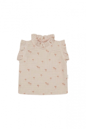 Leevje Musselintop palm trees with ruffles 110/116