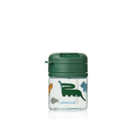 Liewood Pavia Tritan Straw Cup 280ml Dinosaurs/Mist
