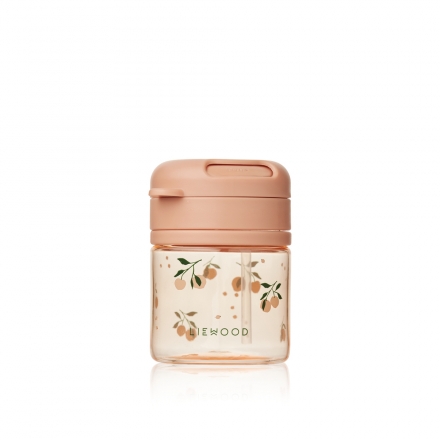 Liewood Pavia Tritan Straw Cup 280ml Peach/Sea Shell