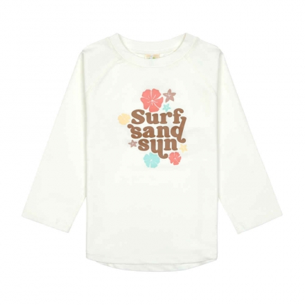 Lässig UV-Schutz 60 Shirt Flowers sea salt