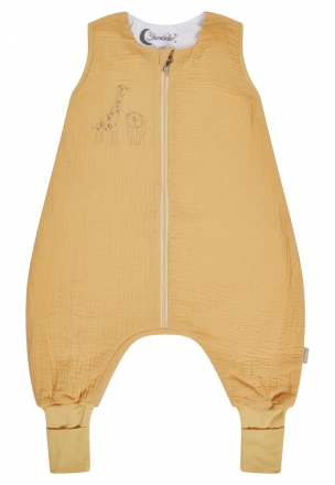 Sterntaler Baby sleeping bag with legs Safari ocher Size 68/74