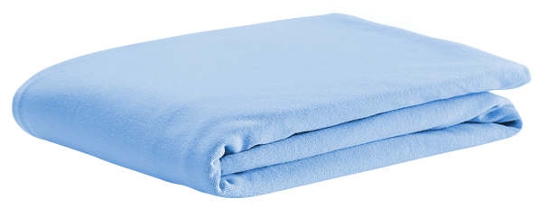 Odenwälder Spannbetttuch Jersey hellblau 70x140cm