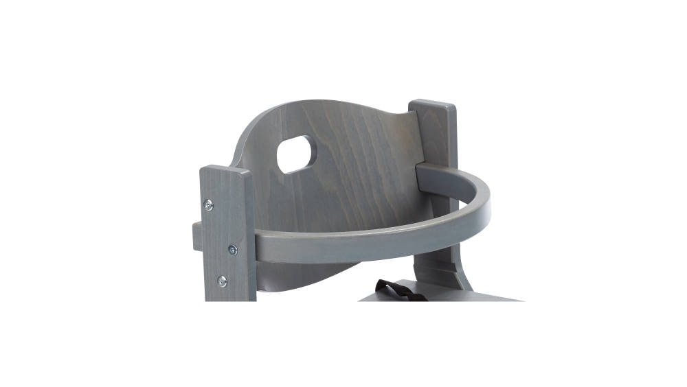 DawOst tiSsi® Brustbügel für Hochstuhl grau