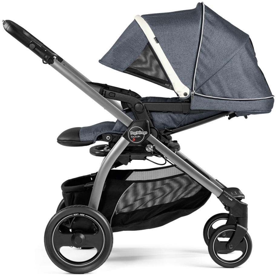 Peg Perego stroller set Book S Elite Titania Luxe Mirage