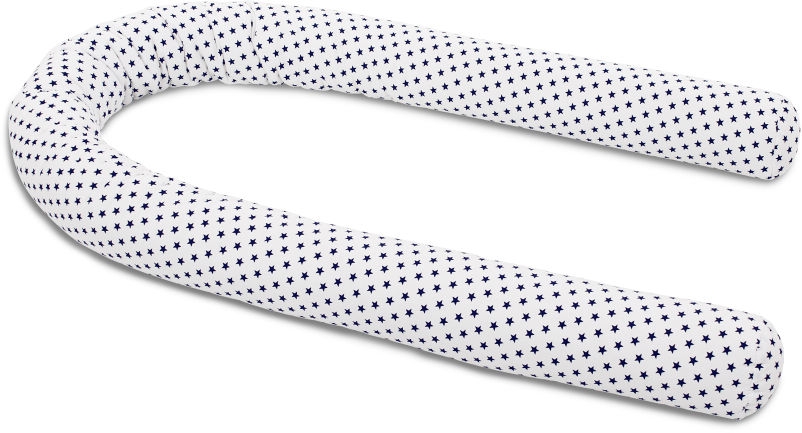 Boxspring und Comfort wei/ß Sterne blau babybay Nestchen Organic Cotton passend f/ür Modell Maxi