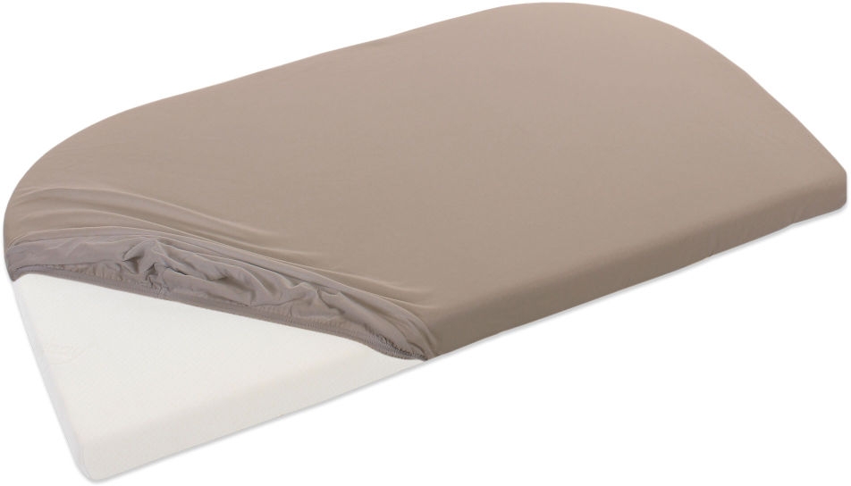 Tobi babybay Jersey Spannbetttuch Deluxe nougat für Modell Original
