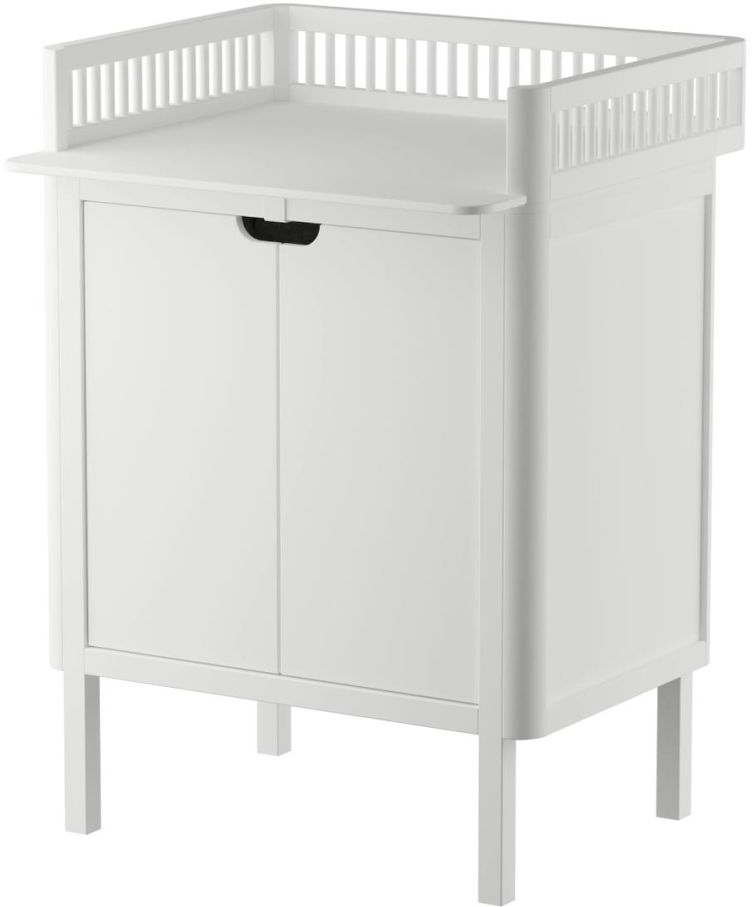Sebra Wickelkommode mit Türen classic white