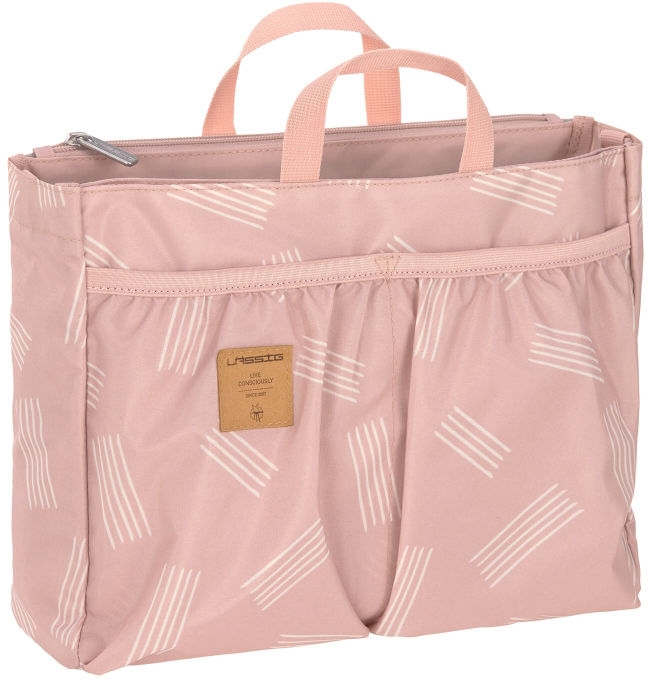Lässig Casual Multitalent Organizer Wickeltasche Stripes Rose