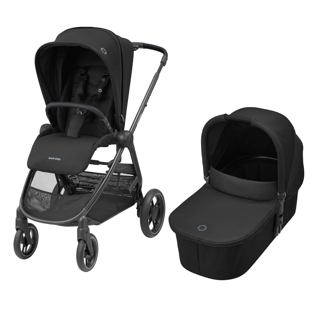 Maxi Cosi Stroller Street Plus incl. carrycot Essential Black