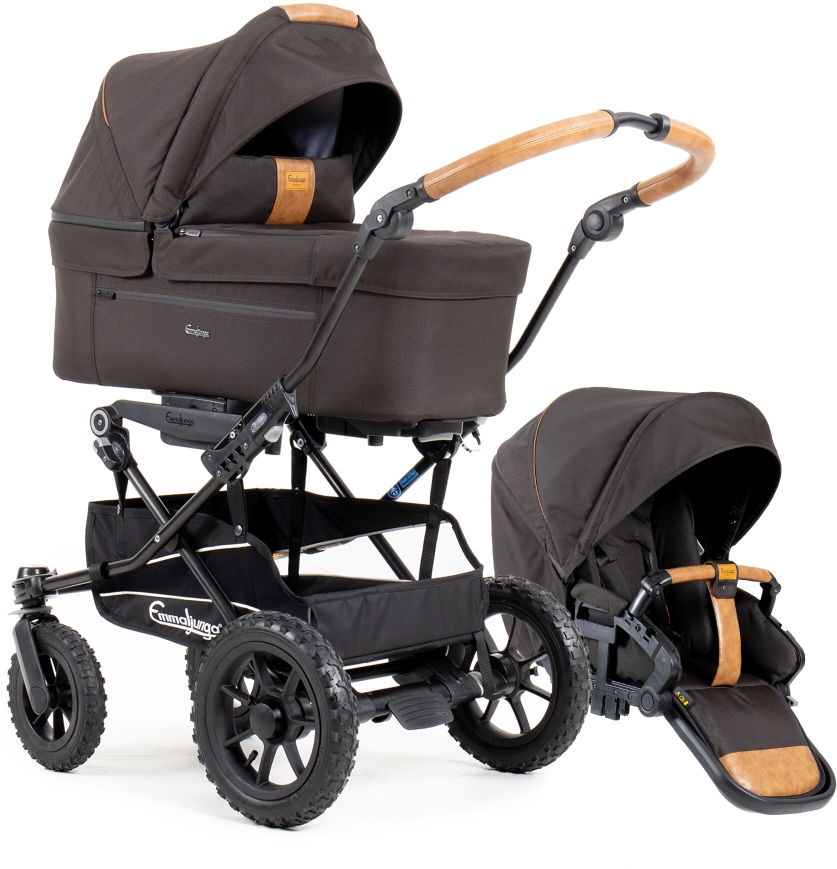 Emmaljunga ALU S AIR FLAT Outdoor Brown
