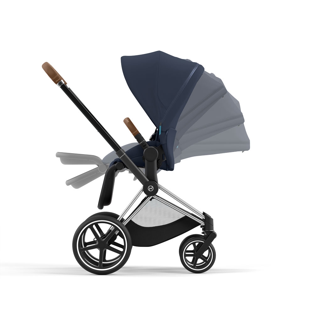 Cybex Priam 4 Set Offer 2023 Dark Navy Chrome Brown