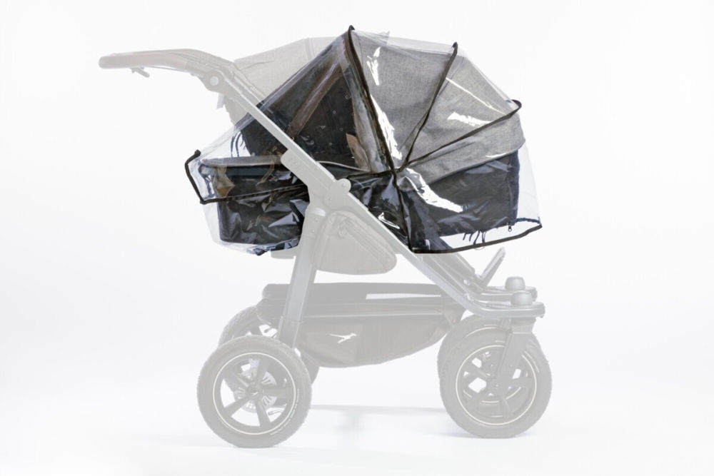 TFK Regenschutz duo 2 Kombi Kinderwagen (1 Stück)