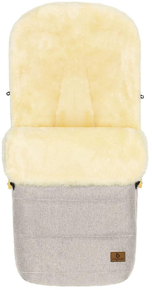 Babyworld Winterfußsack Bernina Lammfell champagner