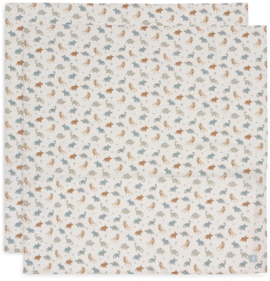 Jollein Spucktuch Hydrophill 115x115cm Roarsome, 2-Pack