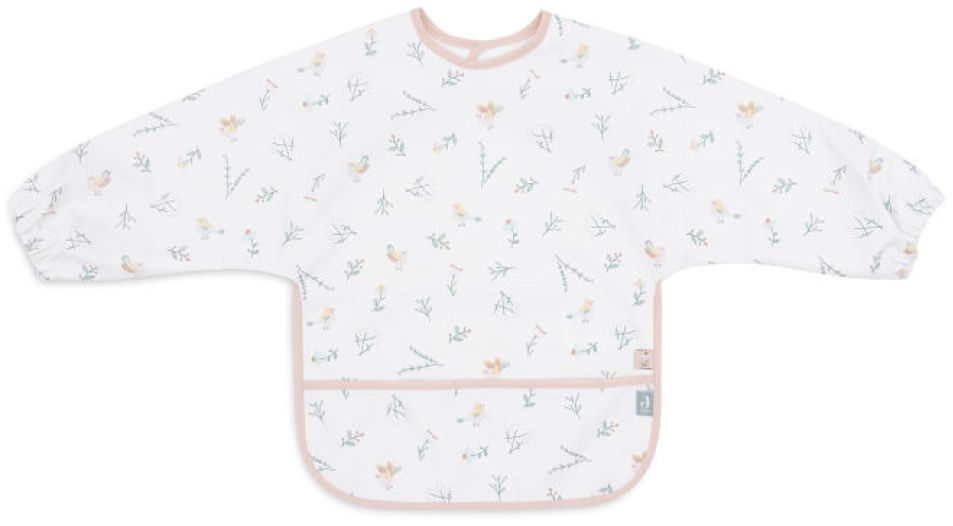 Jollein Lätzchen Wasserdicht mit Ärmeln Lovely Birds