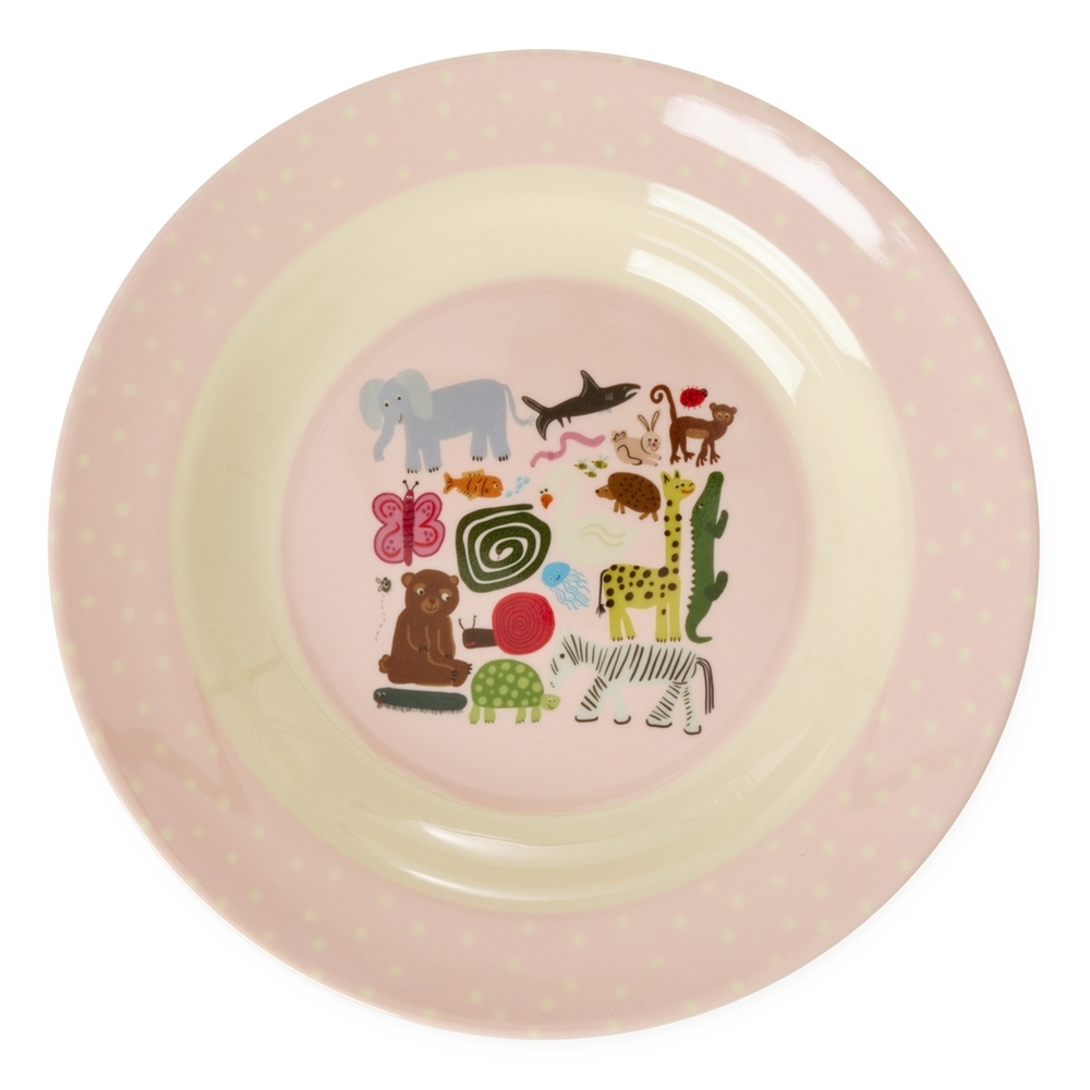 Rice Melamin Schüssel Wildlife / Pink 250ml