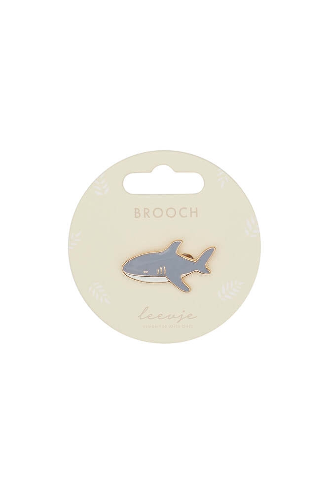Leevje Brosche Shark