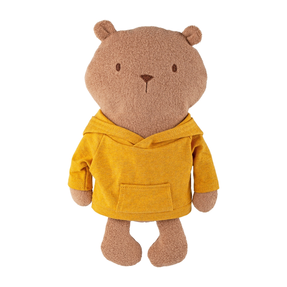 Sigikid Kuscheltier Biberbär Mister O-Lui gelber Hoody
