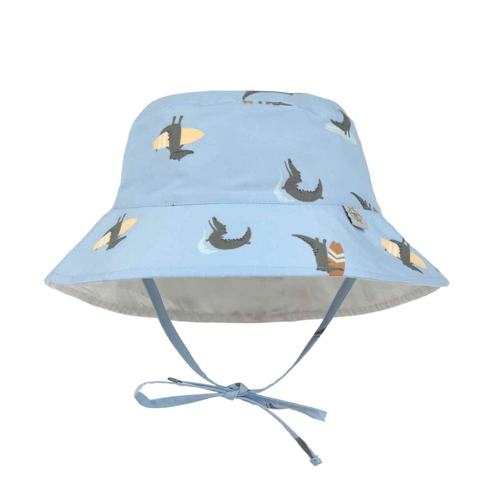 Lässig UV-Schutz 80 Sonnenhut Crocodile sky blue