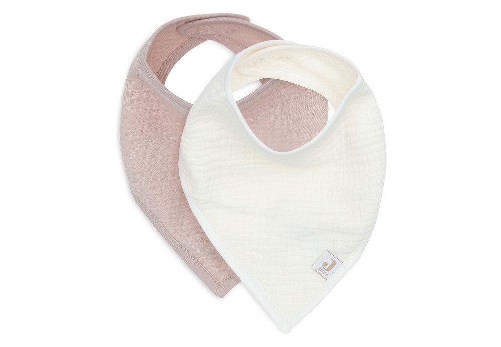 Jollein Lätzchen Bandana Wild Rose/Oatmeal, 2-Pack