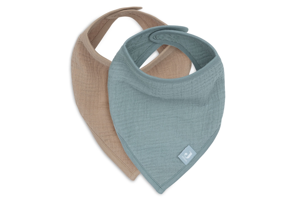Jollein Lätzchen Bandana Sea Green/Biscuit, 2-Pack