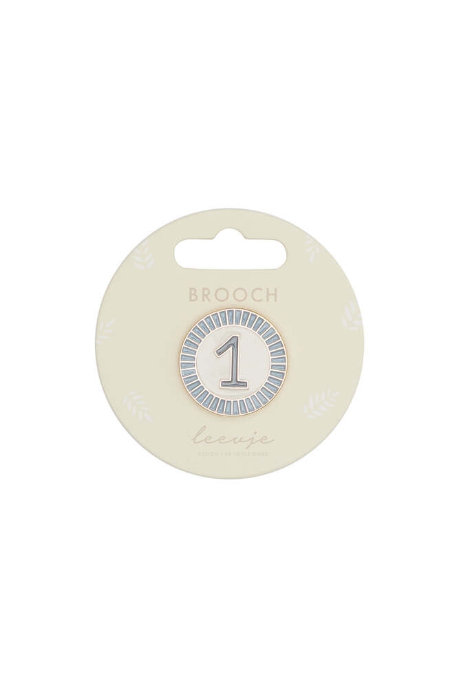 Leevje Brosche Blue