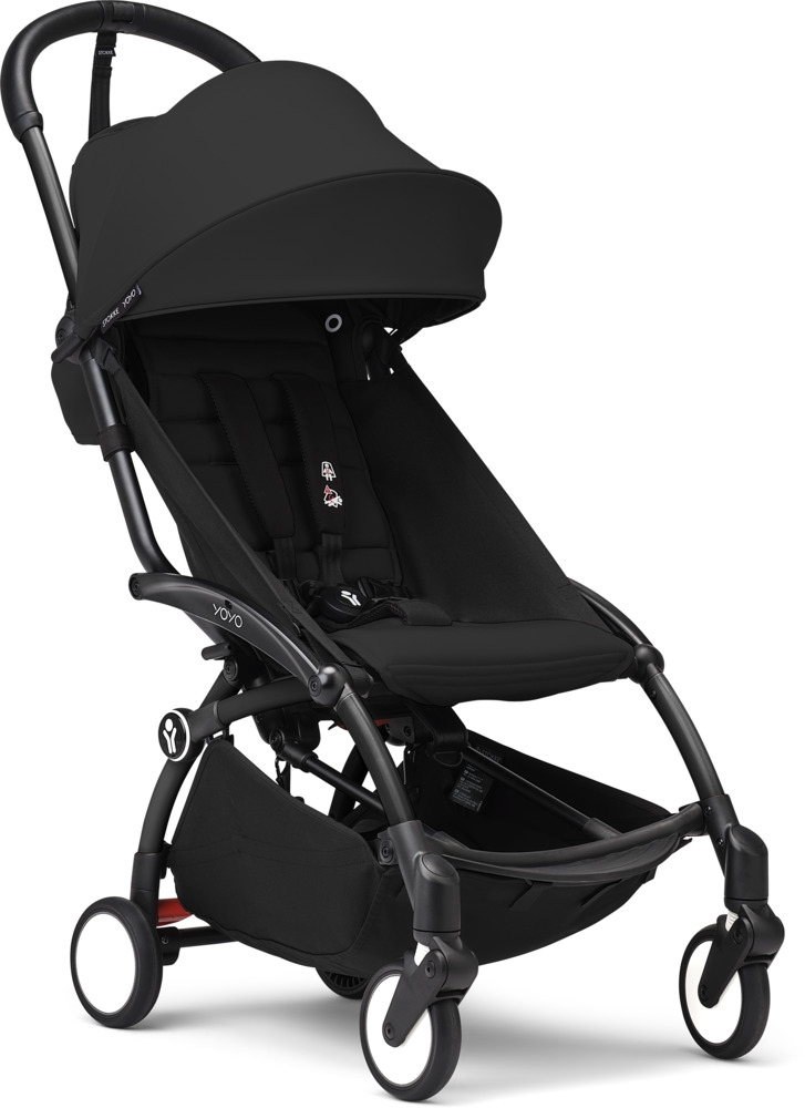 Stokke YOYO³ Kinderwagen - Gestell Schwarz / Black - Ab 6 Monaten