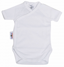 Baby Plus Schröders wrap-bodysuit 1/4 arms white