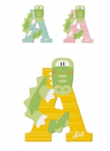 Sevi wooden letter A alligator