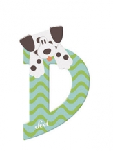 Sevi wooden letter D dalmatian