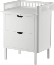 Sebra Changing unit with drawers classic white